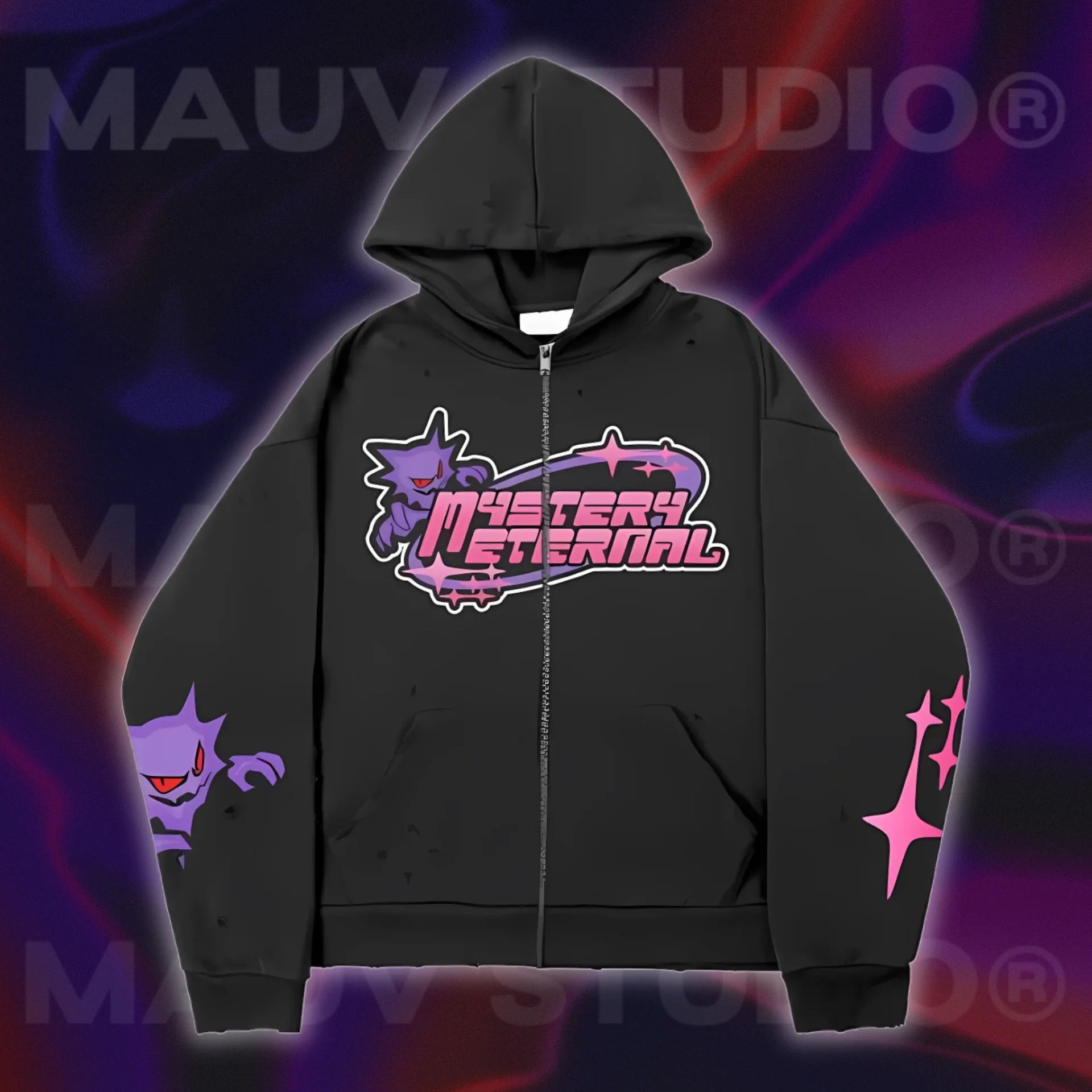 Style Core Aesthetics, New Style Trends - Hoodie Zippé Ectoplasma