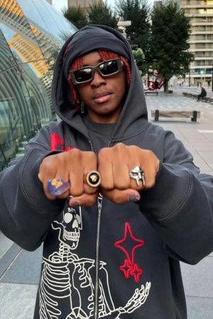 Style Core Aesthetics, New Style Trends - Hoodie zippé Skeleton