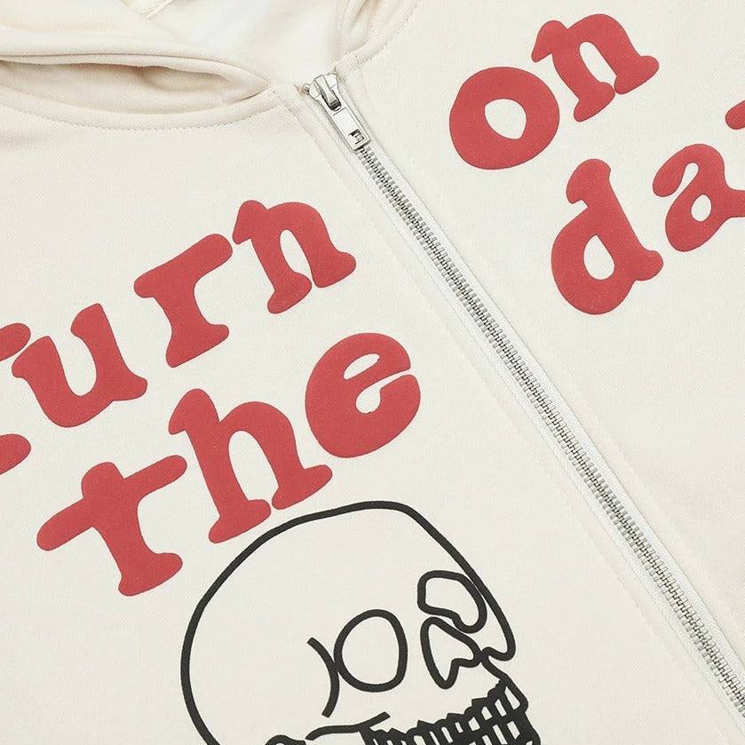 Style Core Aesthetics, New Style Trends - Hoodie zippé Skeleton Style Core Aesthetics, New Style Trends - Hoodie zippé Skeleton