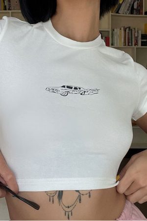 Style Core Aesthetics, New Style Trends - Hot Wheels Crop Top