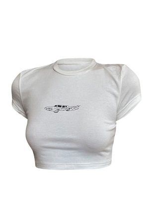 Style Core Aesthetics, New Style Trends - Hot Wheels Crop Top