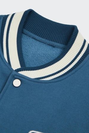 Style Core Aesthetics, New Style Trends - I Don't Give Damn Baseball Varsity Jacket