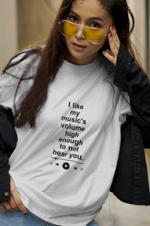Style Core Aesthetics, New Style Trends - I Like My Music's Volume Tee