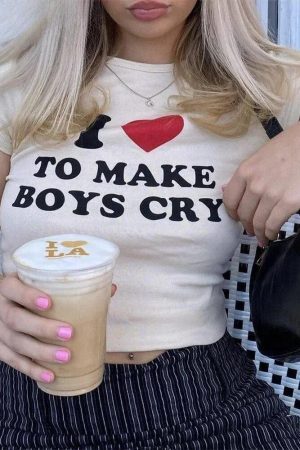 Style Core Aesthetics, New Style Trends - I Love To Make Boys Cry Tee