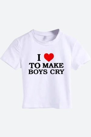 Style Core Aesthetics, New Style Trends - I Love To Make Boys Cry Tee