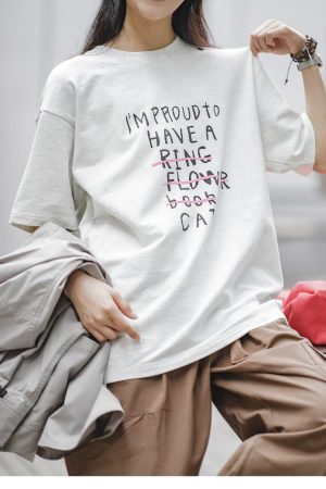 Style Core Aesthetics, New Style Trends - I'm Proud To Have A Cat Tee