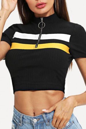 Style Core Aesthetics, New Style Trends - Incognito Ribbed Top