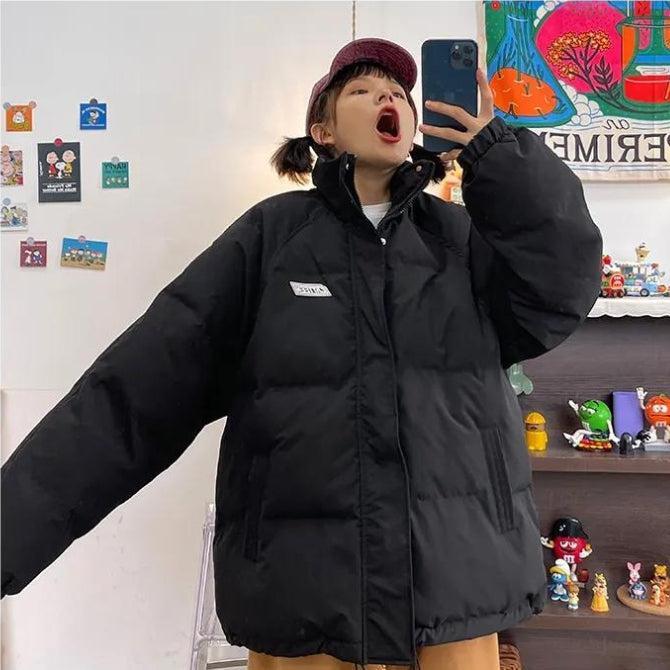 Style Core Aesthetics, New Style Trends - Indie High Neck Puffer Jacket Style Core Aesthetics, New Style Trends - Indie High Neck Puffer Jacket