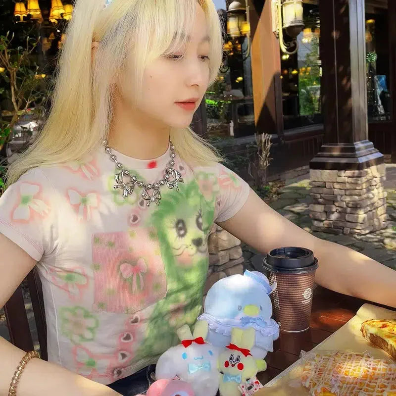 Style Core Aesthetics, New Style Trends - Indie Leon Bow Tee Style Core Aesthetics, New Style Trends - Indie Leon Bow Tee