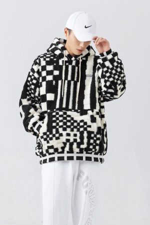 Style Core Aesthetics, New Style Trends - Indie Oversized Plush Hoodie