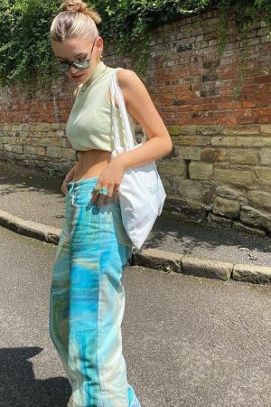 Style Core Aesthetics, New Style Trends - Indie Tie Dye Pants