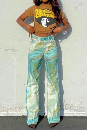 Style Core Aesthetics, New Style Trends - Indie Tie Dye Pants