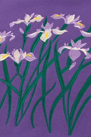 Style Core Aesthetics, New Style Trends - Iris Embroidery Sweatshirt