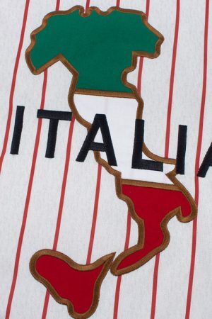 Style Core Aesthetics, New Style Trends - Italia Striped Vintage Sweatshirt