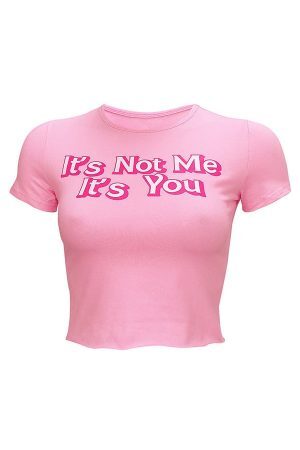 Style Core Aesthetics, New Style Trends - It's You Cropped Tee