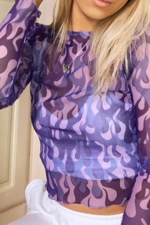 Style Core Aesthetics, New Style Trends - Itz No Big Deal Mesh Top