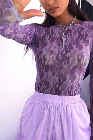 Style Core Aesthetics, New Style Trends - Itz No Big Deal Mesh Top