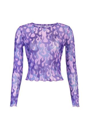 Style Core Aesthetics, New Style Trends - Itz No Big Deal Mesh Top