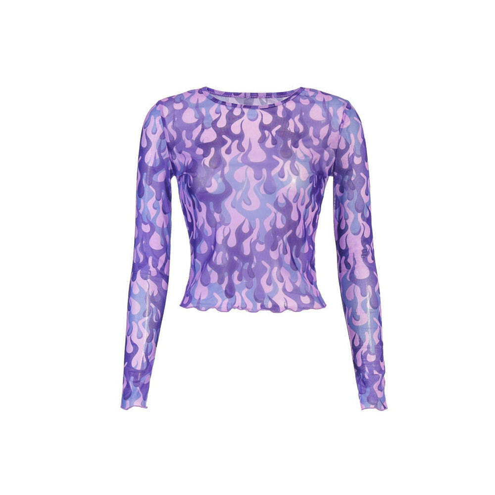 Style Core Aesthetics, New Style Trends - Itz No Big Deal Mesh Top