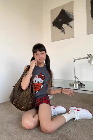 Style Core Aesthetics, New Style Trends - Izrel | Sac Y2K vintage marron à bandoulière