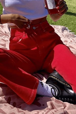 Style Core Aesthetics, New Style Trends - Jean boyfriend délavé à détails cousus