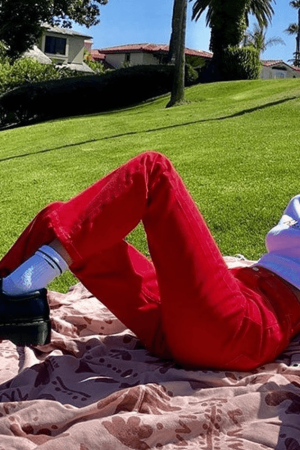 Style Core Aesthetics, New Style Trends - Jean boyfriend délavé à détails cousus