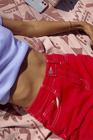 Style Core Aesthetics, New Style Trends - Jean boyfriend délavé à détails cousus