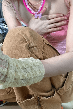 Style Core Aesthetics, New Style Trends - Jean boyfriend délavé vintage avec fermeture éclair