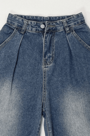 Style Core Aesthetics, New Style Trends - Jean boyfriend délavé Y2K