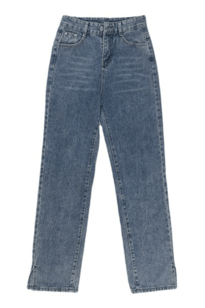 Style Core Aesthetics, New Style Trends - Jean boyfriend fendu délavé