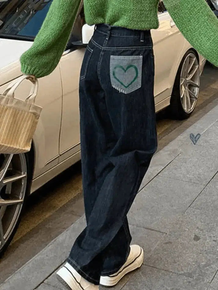 Style Core Aesthetics, New Style Trends - Jean boyfriend à patch au dos Style Core Aesthetics, New Style Trends - Jean boyfriend à patch au dos