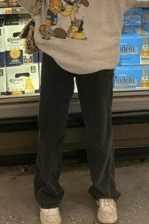 Style Core Aesthetics, New Style Trends - Jean boyfriend à taille haute