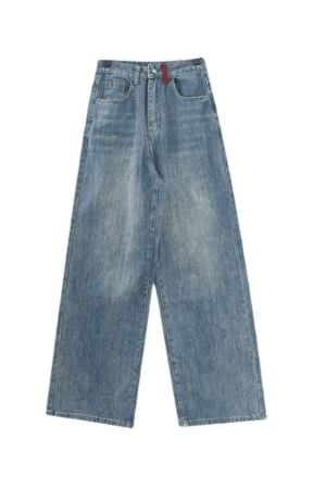 Style Core Aesthetics, New Style Trends - Jean boyfriend vintage contrasté années 90