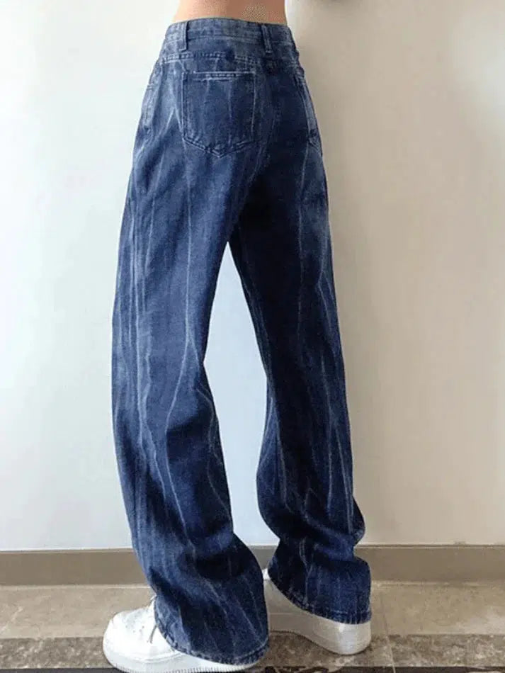 Style Core Aesthetics, New Style Trends - Jean boyfriend vintage tie-dye Style Core Aesthetics, New Style Trends - Jean boyfriend vintage tie-dye