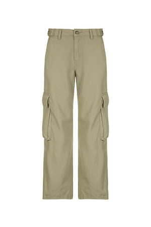 Style Core Aesthetics, New Style Trends - Jean cargo baggy à poches vintage