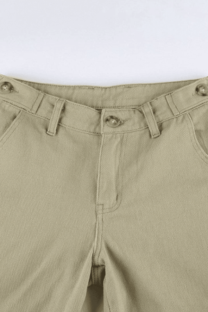 Style Core Aesthetics, New Style Trends - Jean cargo baggy à poches vintage