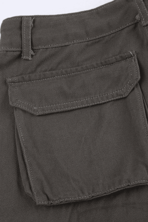 Style Core Aesthetics, New Style Trends - Jean cargo baggy vintage à poches plaquées