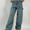 Style Core Aesthetics, New Style Trends - Jean cargo coupe droite avec ceinture