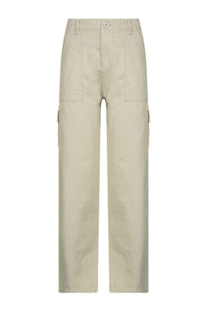 Style Core Aesthetics, New Style Trends - Jean cargo à jambe droite et poche