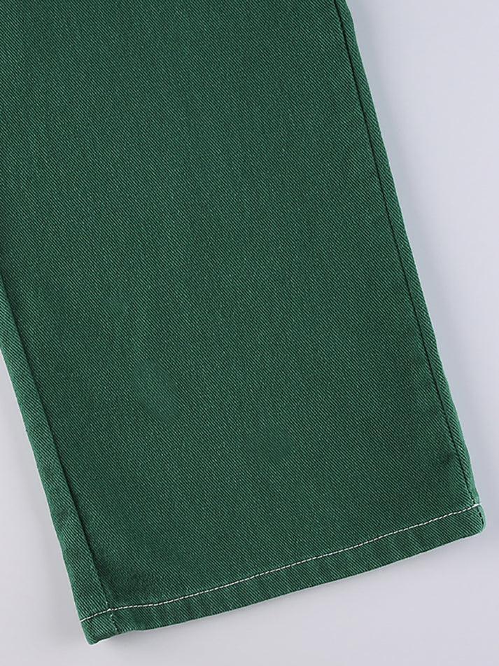 Style Core Aesthetics, New Style Trends - Jean cargo taille haute avec poche plaquée Style Core Aesthetics, New Style Trends - Jean cargo taille haute avec poche plaquée