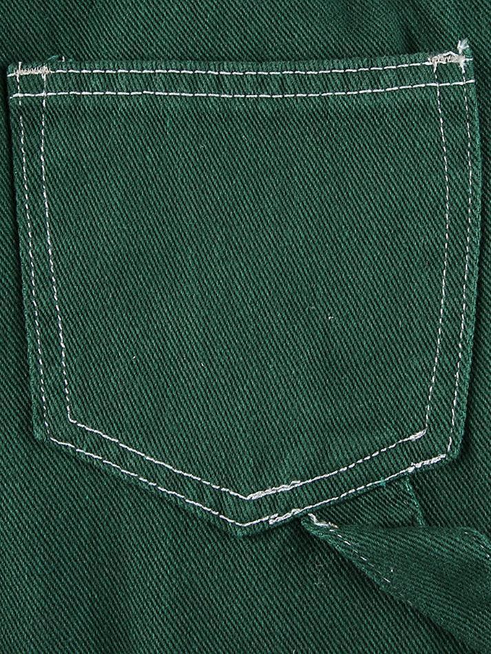 Style Core Aesthetics, New Style Trends - Jean cargo taille haute avec poche plaquée Style Core Aesthetics, New Style Trends - Jean cargo taille haute avec poche plaquée