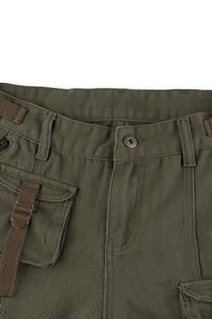 Style Core Aesthetics, New Style Trends - Jean cargo vintage avec poche à boucle