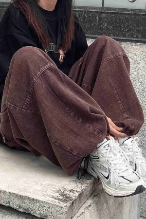 Style Core Aesthetics, New Style Trends - Jean cargo vintage baggy