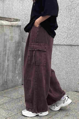 Style Core Aesthetics, New Style Trends - Jean cargo vintage baggy