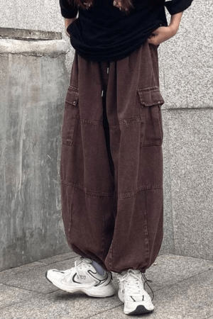 Style Core Aesthetics, New Style Trends - Jean cargo vintage baggy