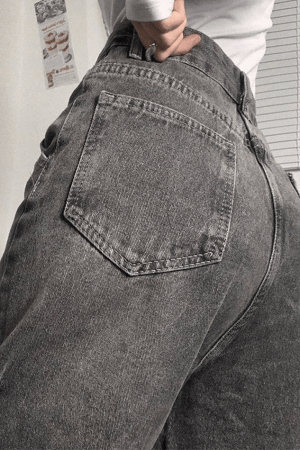 Style Core Aesthetics, New Style Trends - Jean déchiré effiloché délavé vintage