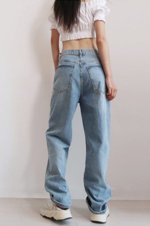 Style Core Aesthetics, New Style Trends - Jean taille haute 'Irina'