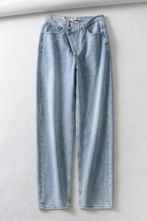 Style Core Aesthetics, New Style Trends - Jean taille haute 'Irina'