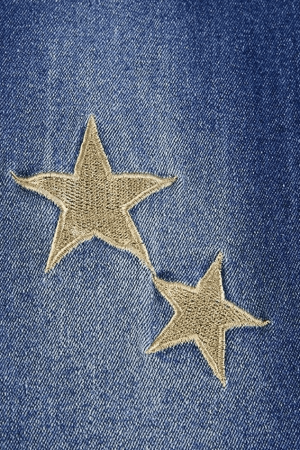 Style Core Aesthetics, New Style Trends - Jean évasé brodé d'étoiles