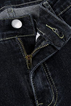 Style Core Aesthetics, New Style Trends - Jean évasé taille basse délavé